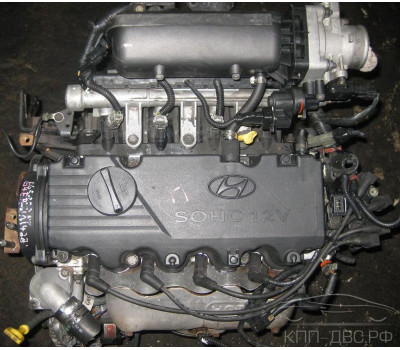 Контрактный (б/у) двигатель G4EB Hyundai 1,5 SOHC Accent, 2000-06 г в Москве