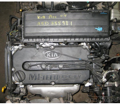 Контрактный (б/у) двигатель A5D Kia Rio / Spectra 1.5, 2000-2006 в Москве